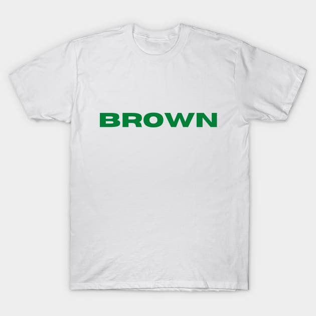 Greenish Brown T-Shirt by Brockapulco